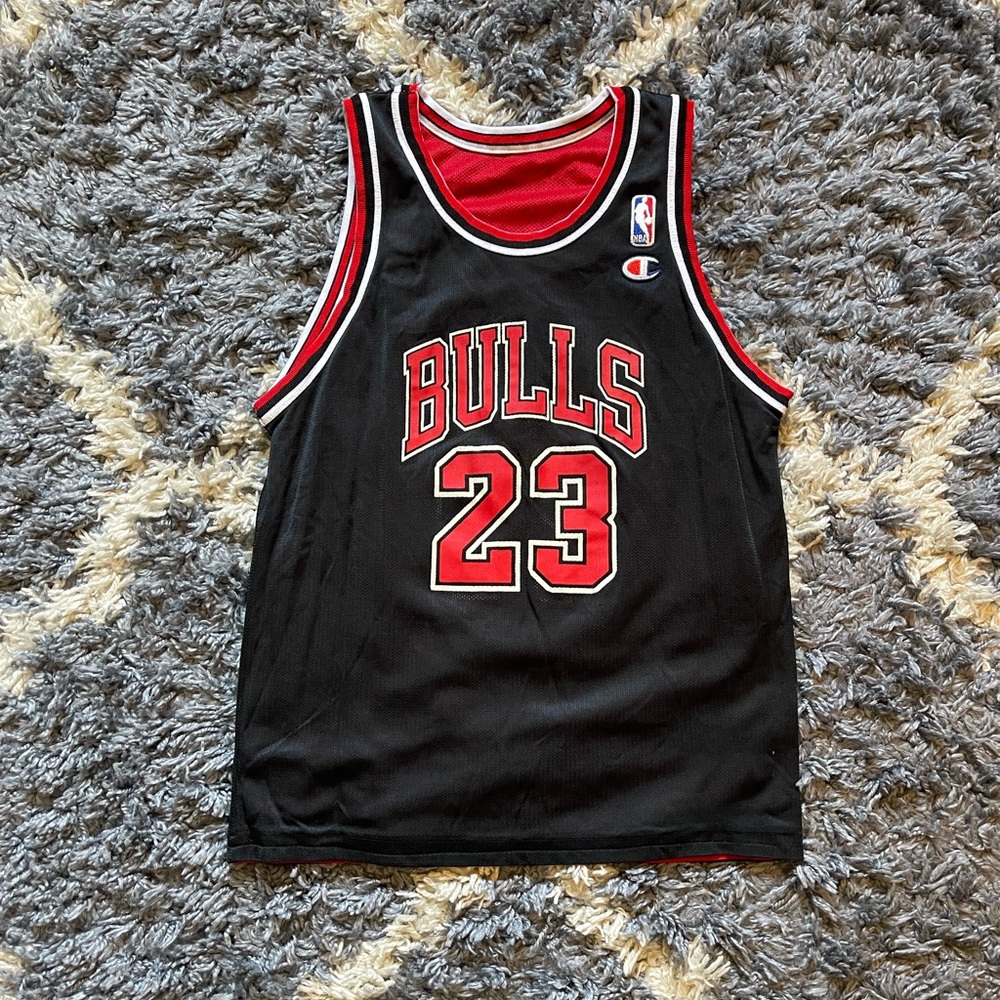Vintage Retro Champion Michael Jordan & Shaquille O’Neal NBA Jerseys BUNDLE